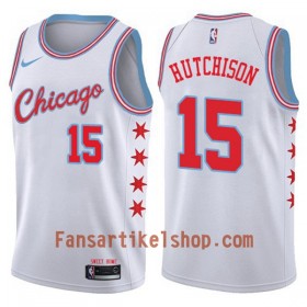NBA Chicago Bulls Trikot Chandler Hutchison 15 Nike City Edition Swingman - Herren